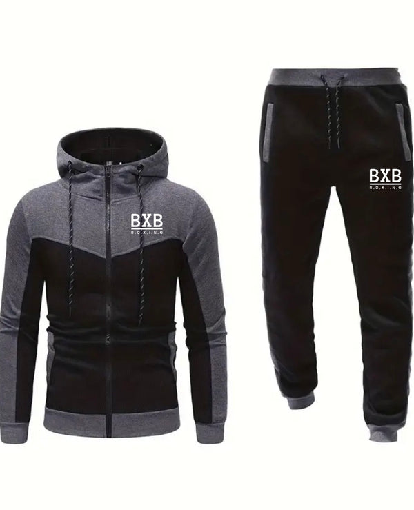 FULL SPORT TRACKSUIT - GREY/BLACK